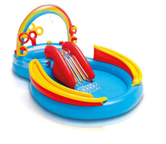 Intex Rainbow Ring Play Center | 10 Feet x 6.4 Feet+ x 4.5 Feet
