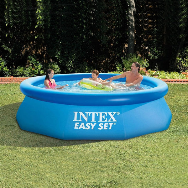 Intex Round Easy Set Pool with Filter Pump | 10 Feet x 2.5 Feet