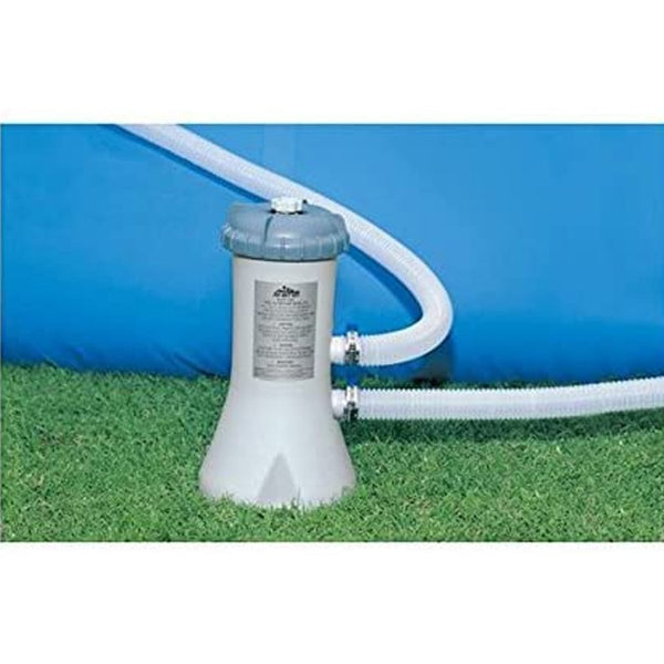 Intex Round Metal Frame Pool Set with Accessories | 15 Feet x 4 Feet