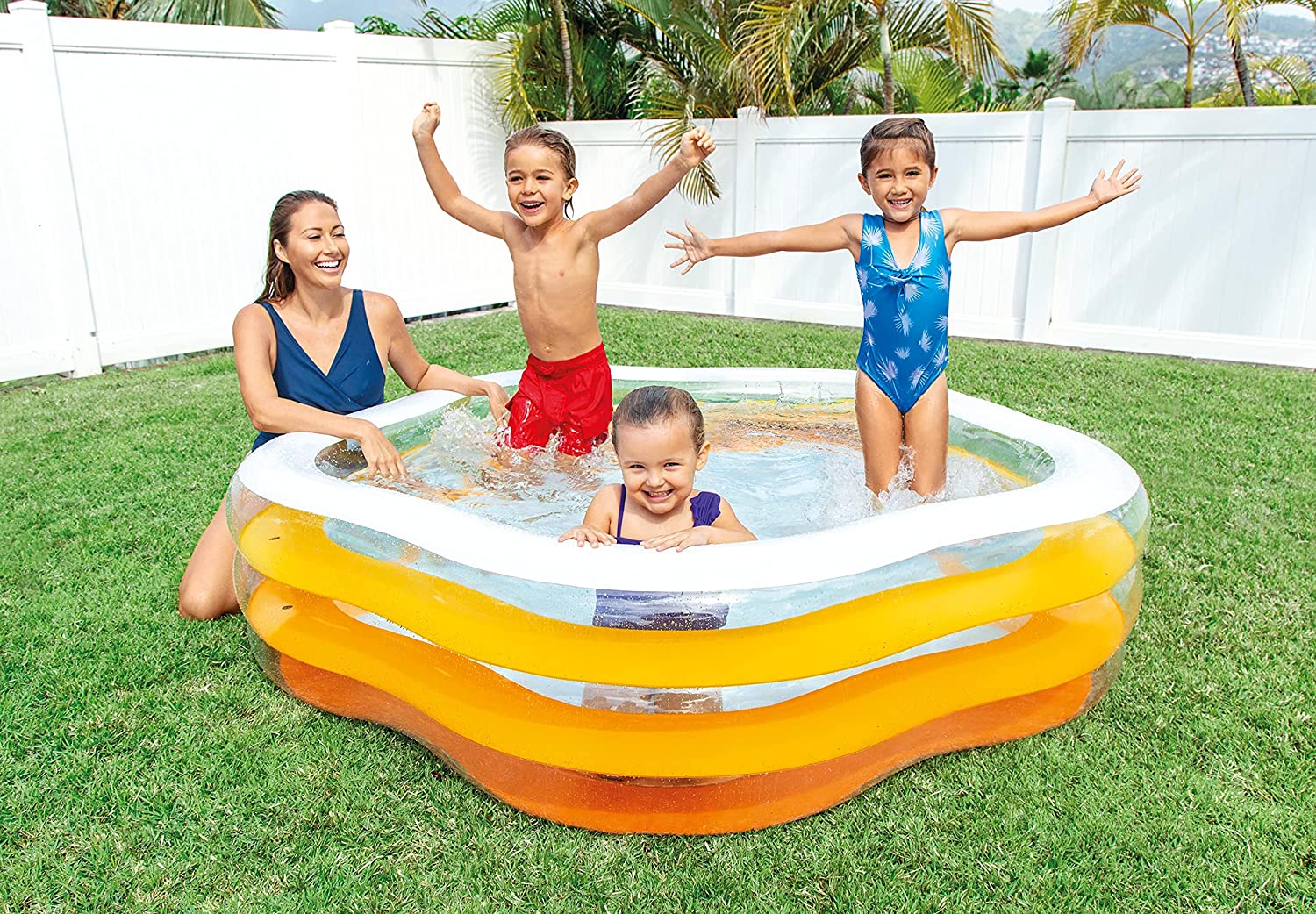 Intex Summer Colors Pool | 6 Feet+ x 5.5 Feet+ x 1.5 Feet+