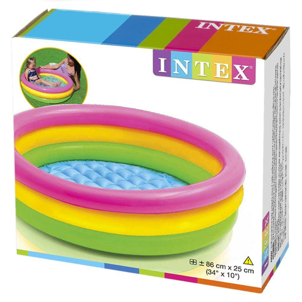Intex Sunset Glow Baby Pool | 2.5 Feet+ x 0.5 Feet+