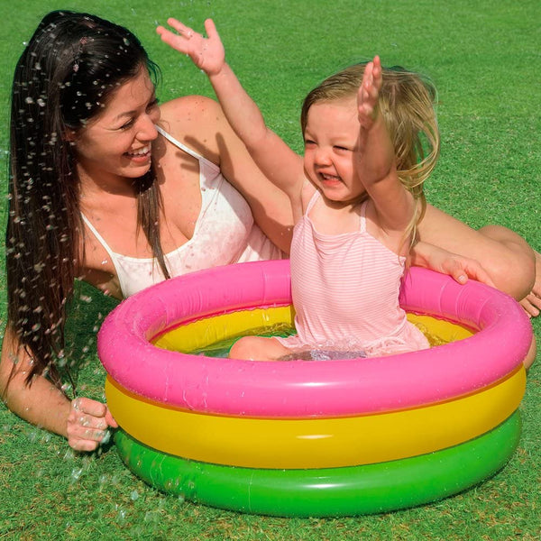 Intex Sunset Glow Baby Pool For Kids | 2 Feet x 0.5 Feet+