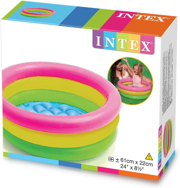 Intex Sunset Glow Baby Pool For Kids | 2 Feet x 0.5 Feet+