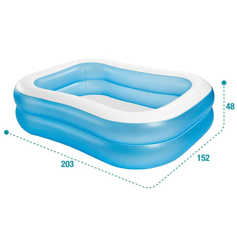 Intex Swim Center Family Swimming Pool | 6.5 Feet+ x 5 Feet x 1.5 Feet