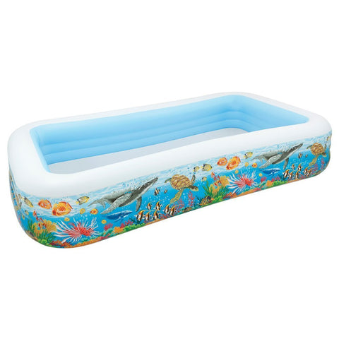 Intex Swim Center Tropical Reef Family Pool | 10 Feet x 6 Feet x 1.5 Feet+