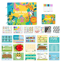 Kids Busy Book Set – Preschool Learning & Maths Activity Folder