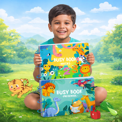 Kids Busy Book Set – Preschool Learning & Maths Activity Folder