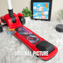 Kids Car-Style Kick Scooter with Adjustable Height