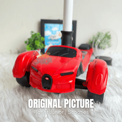 Kids Car-Style Kick Scooter with Adjustable Height
