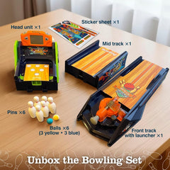 Kids Electronic Bowling Game Set – Automatic Scoring Bowling Alley