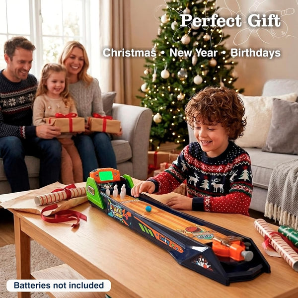Kids Electronic Bowling Game Set – Automatic Scoring Bowling Alley
