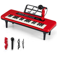 Kids Electronic Keyboard Piano with Microphone – Musical Learning & Performance Set