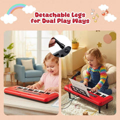 Kids Electronic Keyboard Piano with Microphone – Musical Learning & Performance Set