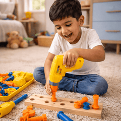 Kids Engineering Tool Set – DIY Construction Play Kit with Tools
