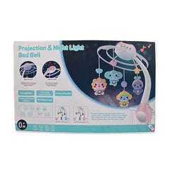 🌙 Kids Melody Cot Mobile with Projection, Music & Night Light