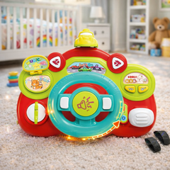 Kids Musical Steering Wheel – Driving Simulator with Lights & Car Sounds