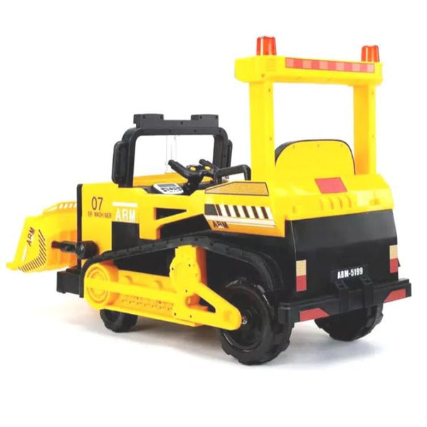 Kids Ride-On Excavator Digger – 12V Battery, Parental Remote & Music