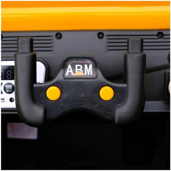 Kids Ride-On Excavator Digger – 12V Battery, Parental Remote & Music