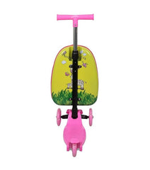 Kids Scooter Backpack – Unicorn or Giraffe Ride-On Trolley Bag