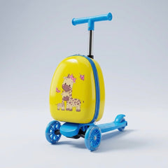 Kids Scooter Backpack – Unicorn or Giraffe Ride-On Trolley Bag
