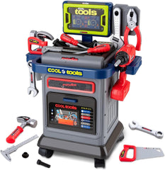 Kids Tool Trolley Workshop Set – 41Pcs Pretend Repair & Construction Play Kit