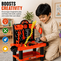 Kids Workshop Tool Bench – Interactive Builder Play Station