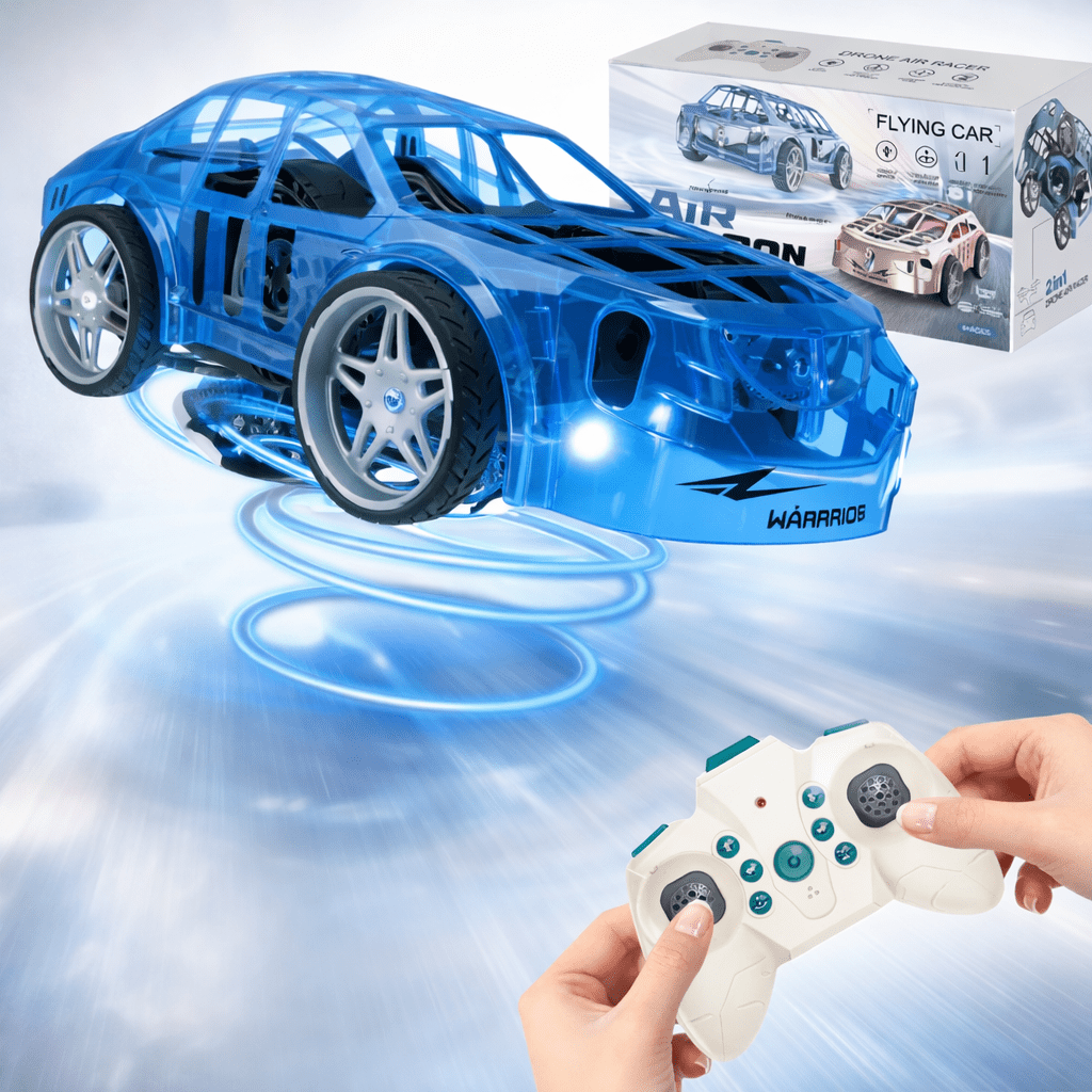 LED Hover Flying & Racing Remote Control Car – Gravity Style Remote Control Car for Kids
