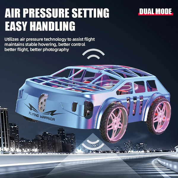 LED Hover Flying & Racing Remote Control Car – Gravity Style Remote Control Car for Kids