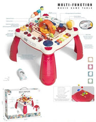 2 in 1 Light & Music Multifunctional Game Table – Interactive Activity Play Station