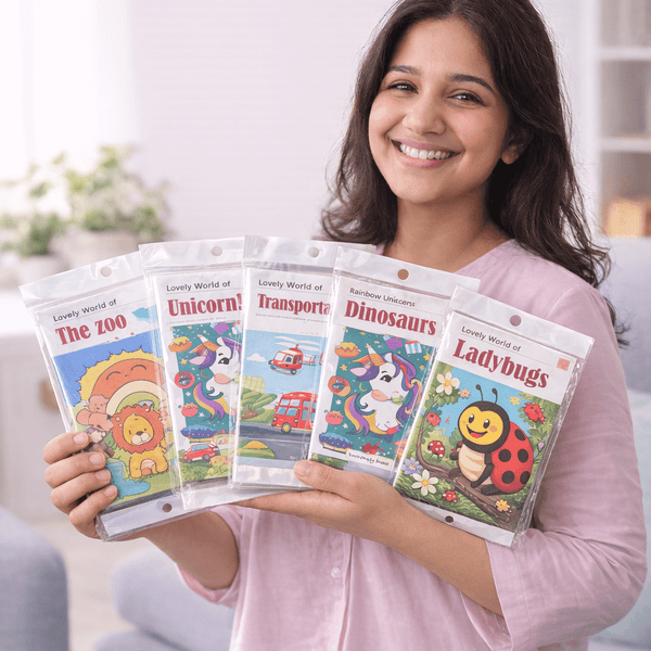Lovely World of Imagination – Kids Activity & Learning Book Set
