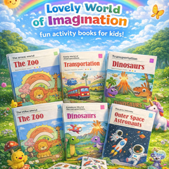 Lovely World of Imagination – Kids Activity & Learning Book Set