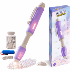 Magic Bubble Gun Pen with Lights & Music – Kids Automatic Bubble Blower