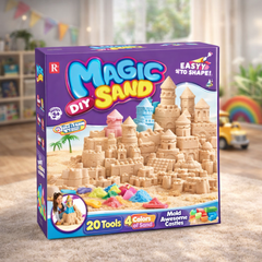 Magic DIY Sand Castle Set – 20-Piece Creative Play Kit