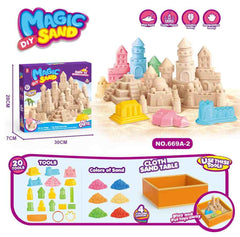 Magic DIY Sand Castle Set – 20-Piece Creative Play Kit