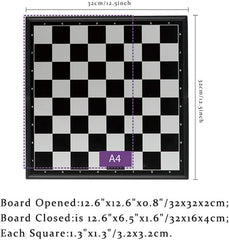 Magnetic Folding Chess Set for Kids & Travel – 25cm Portable Strategy Board Game