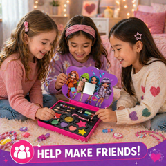 Mermaid Makeup Kit for Girls – 20-in-1 Beauty Play Set with Carry Case
