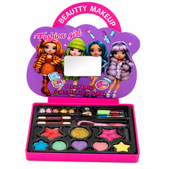 Mermaid Makeup Kit for Girls – 20-in-1 Beauty Play Set with Carry Case