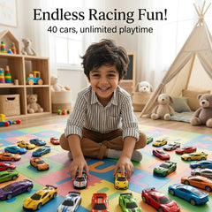 Mini Racing Car Collection Set – Colorful Pull &  Roll Cars for Kids | 30pcs 🏁✨