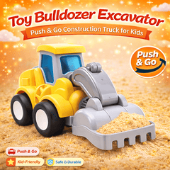 Mini Construction Press Truck Set – Push & Go Vehicles for Kids