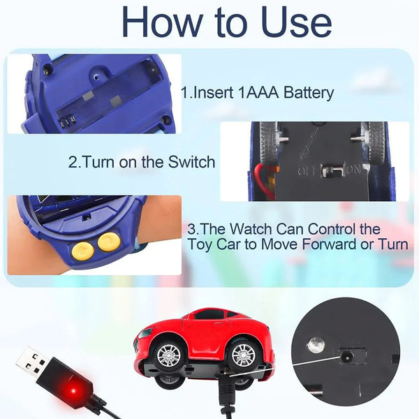 Mini Wrist Watch Remote Control Car