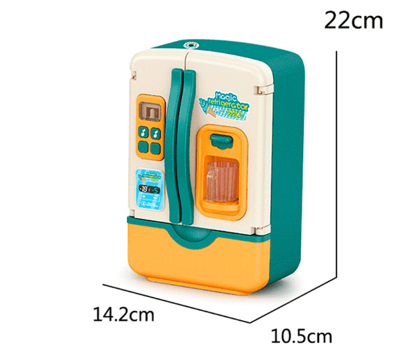 Multi-Function Mini Fridge – Lights, Spray &  Pretend Play Fun