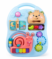 3-in-1 Multi-Functional Baby Walker with Detachable Activity Panel – Learning Push Walker