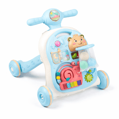 3-in-1 Multi-Functional Baby Walker with Detachable Activity Panel – Learning Push Walker
