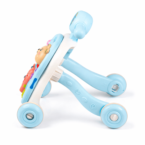3-in-1 Multi-Functional Baby Walker with Detachable Activity Panel – Learning Push Walker