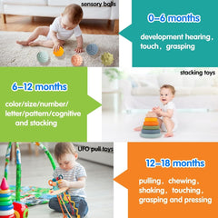 Multi-Sensory Pull String Activity Set – Baby Learning & Fine Motor Skills Trainer