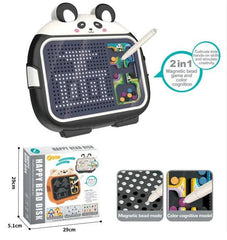 Panda Magnetic Bead Board – 2-in-1 Learning Fun 🐼✨