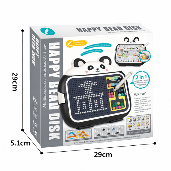 Panda Magnetic Bead Board – 2-in-1 Learning Fun 🐼✨