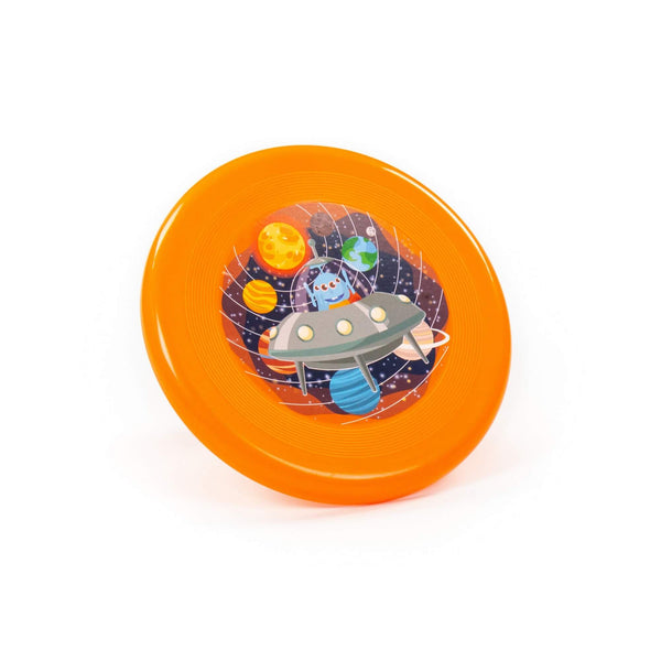 Polesie Flying Saucer Frisbee, Dia. 205 mm (Orange) | European Made