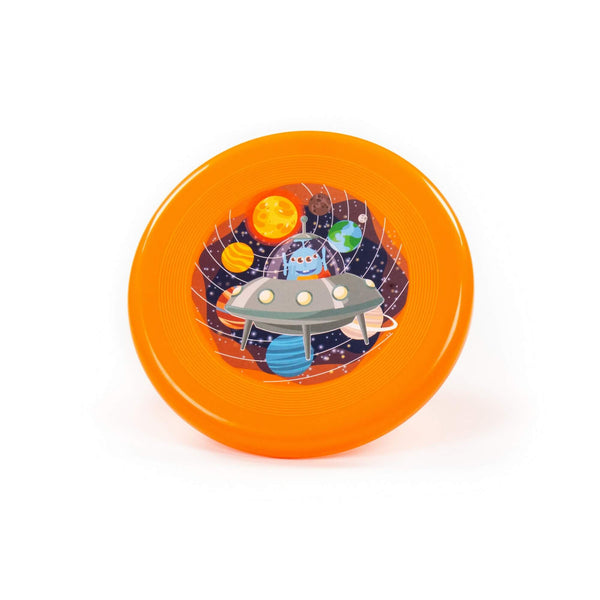 Polesie Flying Saucer Frisbee, Dia. 205 mm (Orange) | European Made