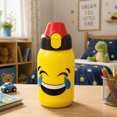 Premium Leak-Proof Smile Themed Water Bottle – BPA-Free Portable Hydration Bottle |500 ML
